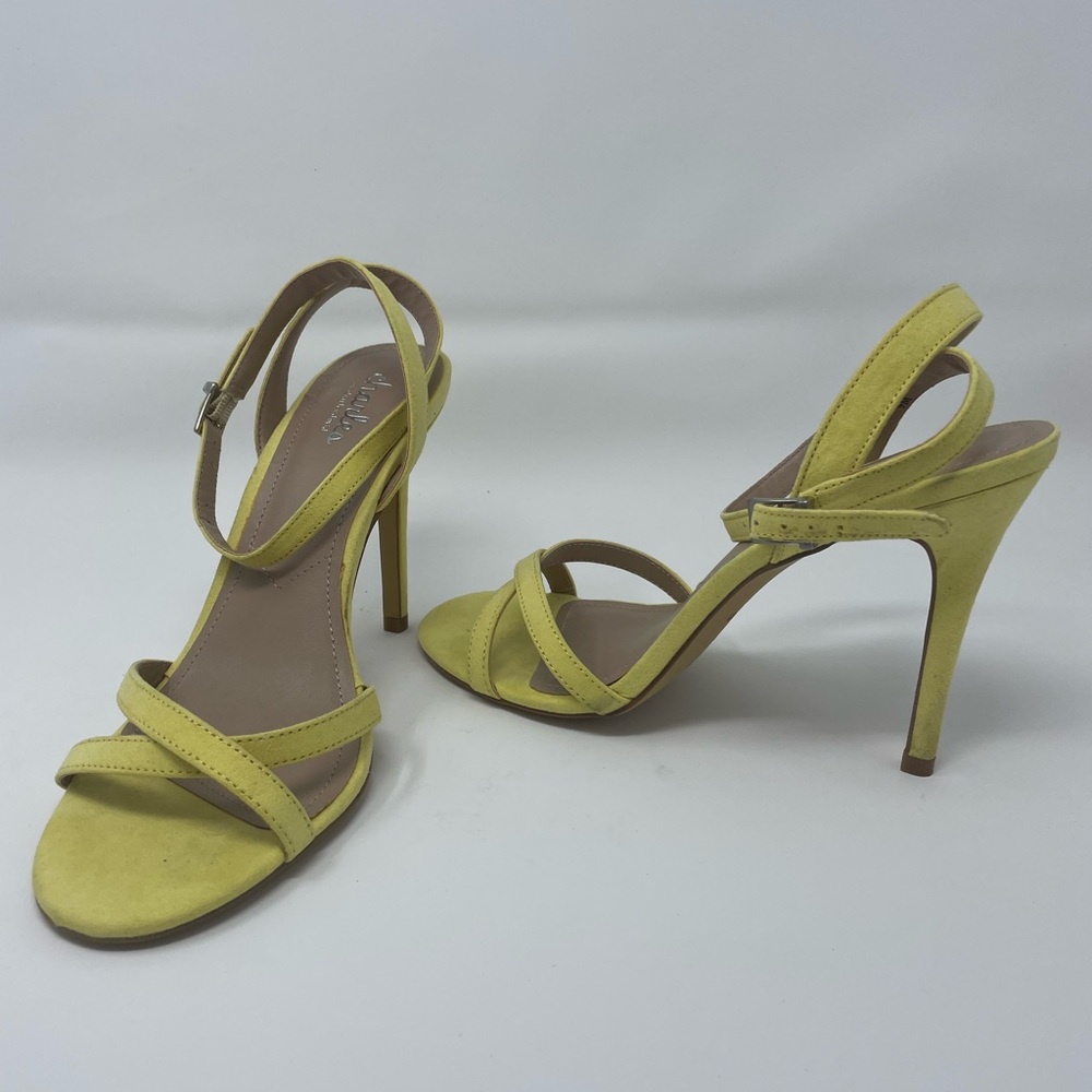 Yellow Strappy heels by Charles David. Size 9